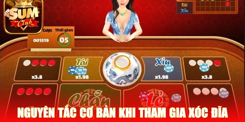 Những nguyên tắc cơ bản khi tham gia xóc đĩa