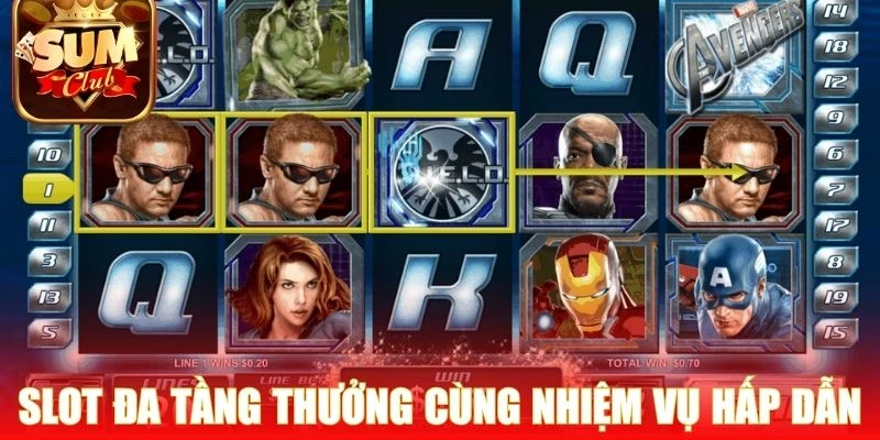 Slot đa tầng thưởng cùng nhiệm vụ hấp dẫn